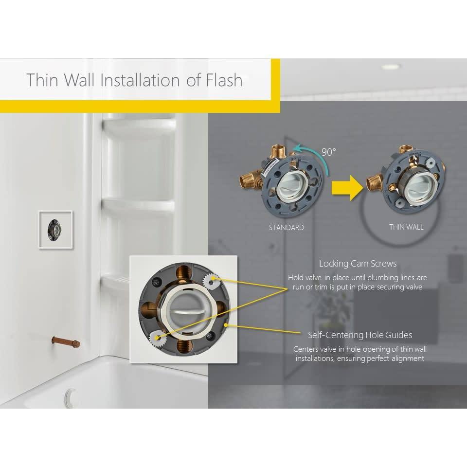 Polished Chrome Tub and Shower Trim Package C949