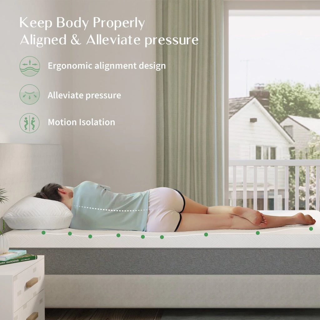 10 inch Cooling Gel Memory Foam Queen Mattress O137197