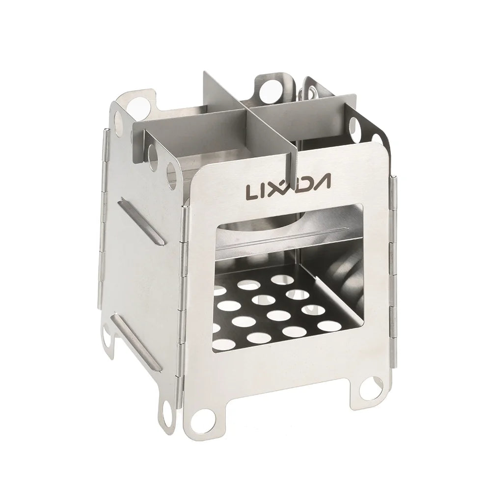 Stainless Steel Portable Folding Wood Stove F95287