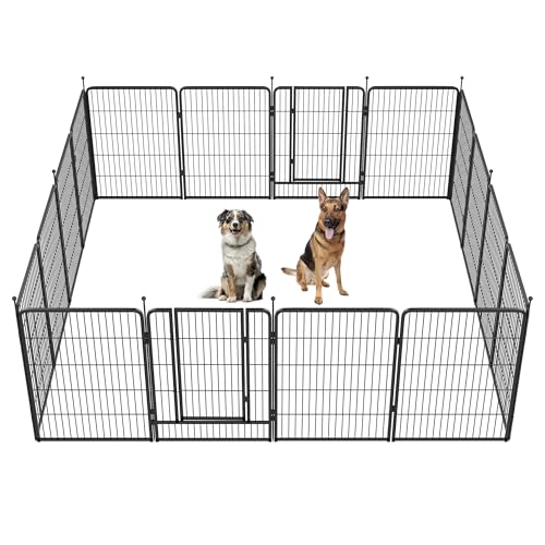 Portable 40 inch 16 Panels Dog Playpen M431558