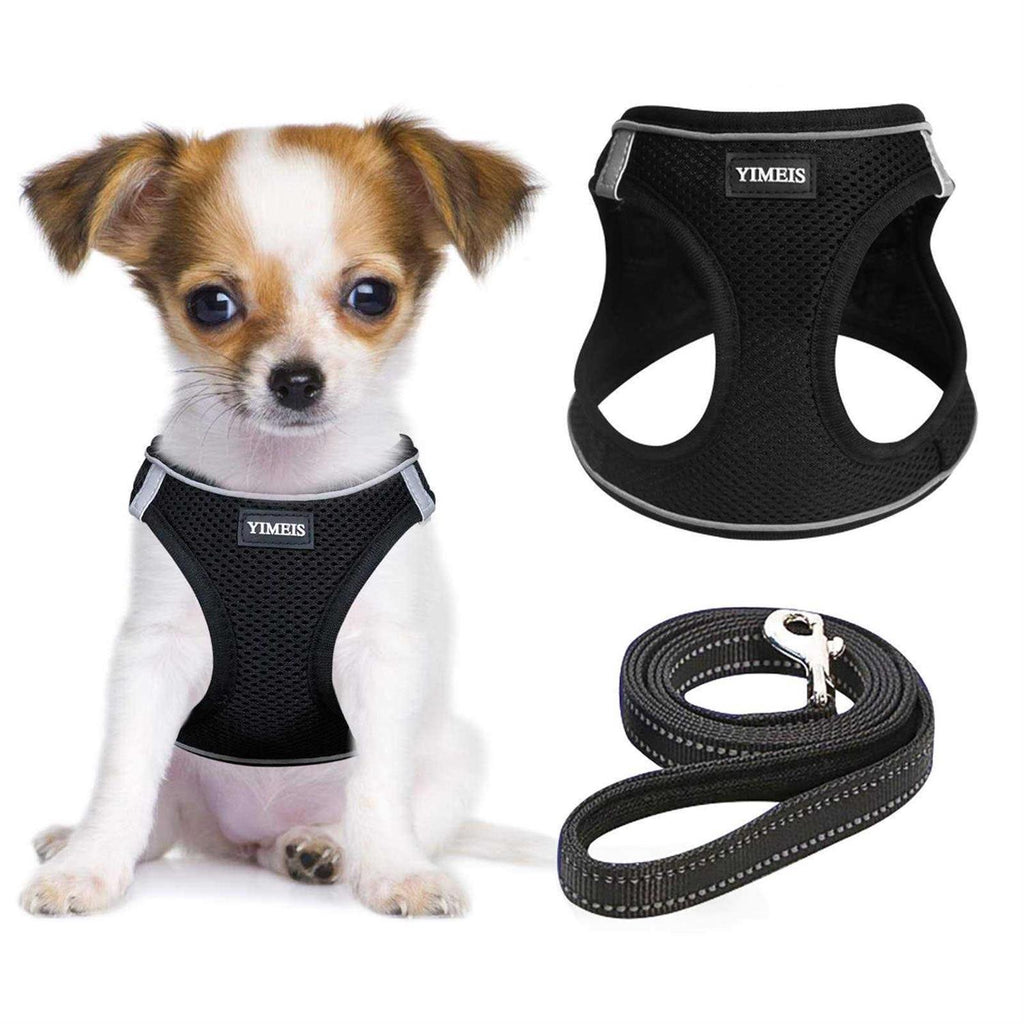 Dog Harness and Leash Set No Pull Soft Mesh Pet Harness G44609