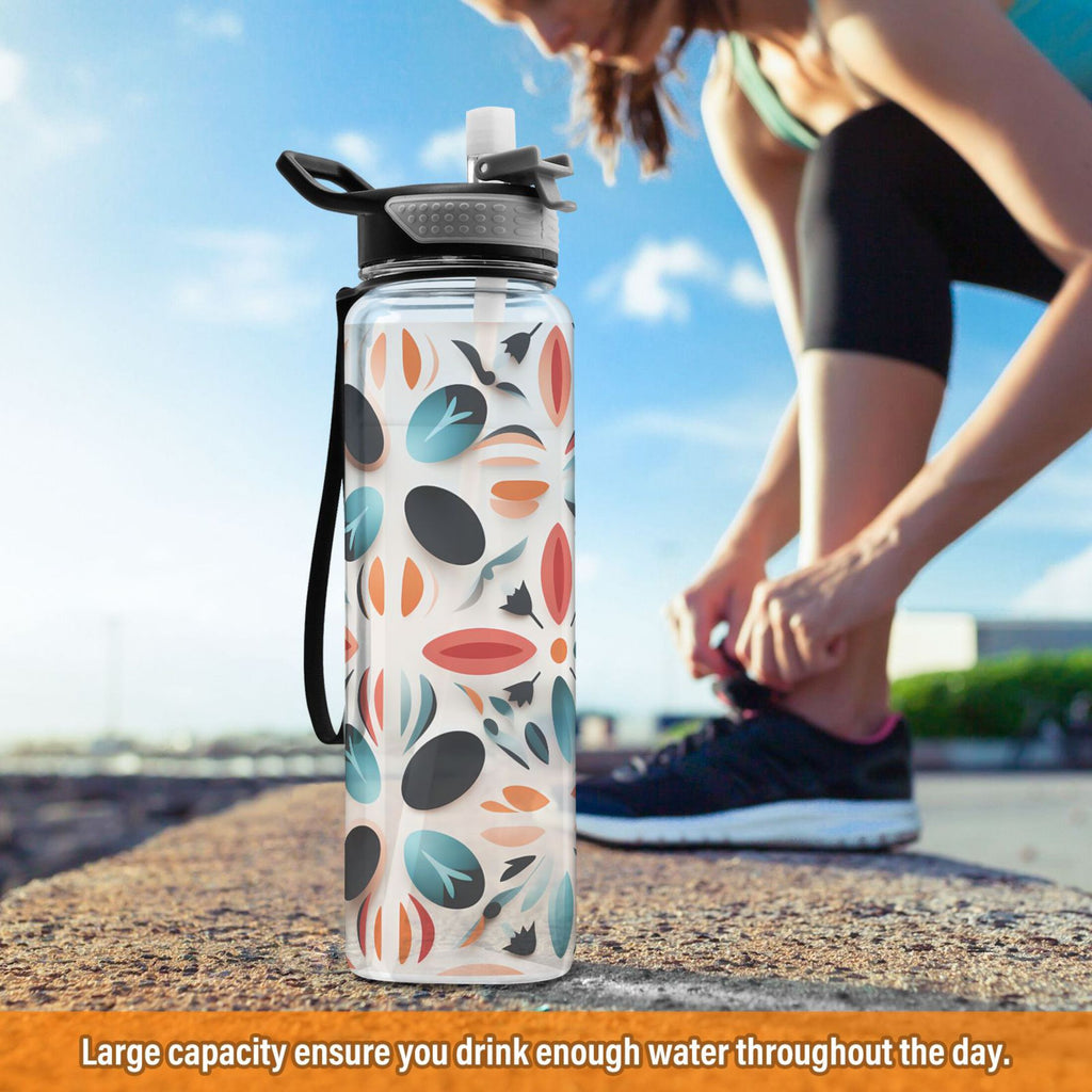 32oz Tritan Leakproof Clear Water Bottle Q1079