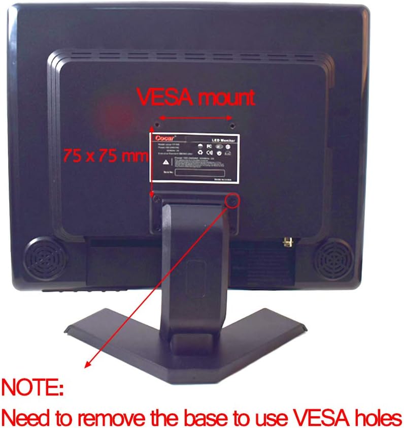 17 inch CCTV Monitor with VGA HDMI AV BNC Ports H1301