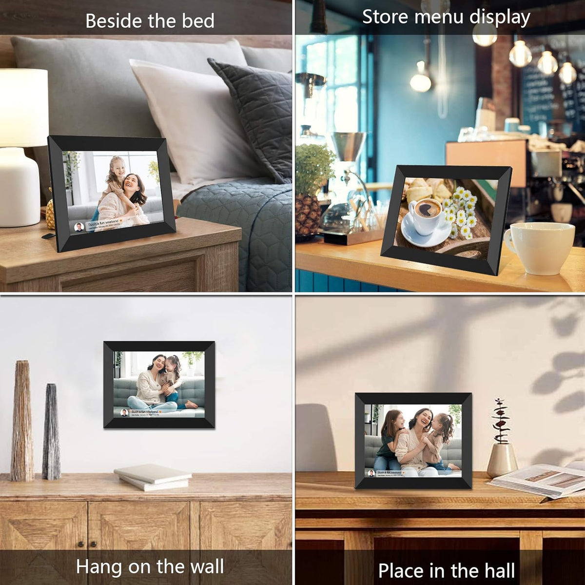 10 Inch Smart WiFi Digital Photo Frame 2K IPS LCD Touch Screen 16GB Storage W110319
