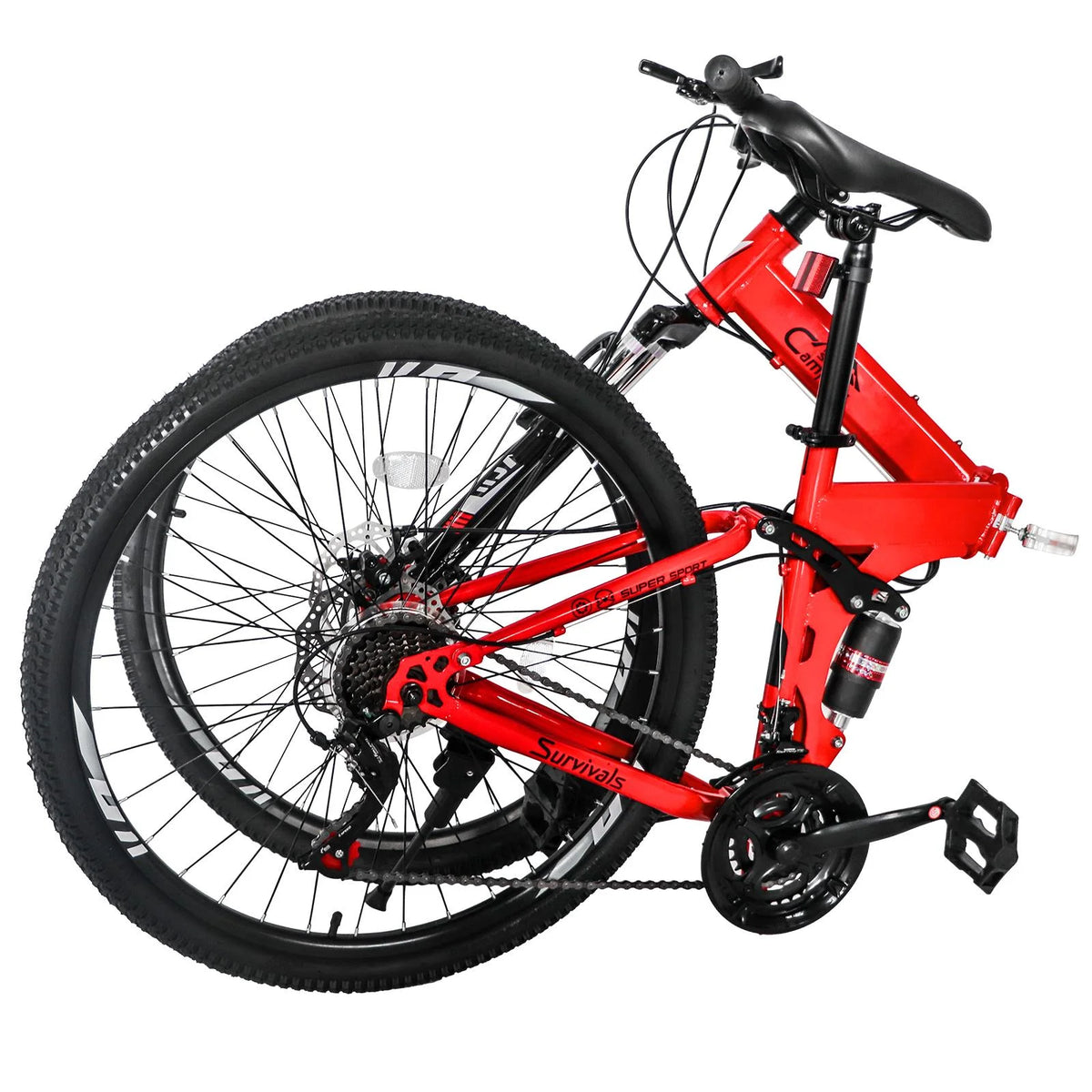 Folding 21 Speed 26 Wheel Steel Frame Mountain Bike B427
