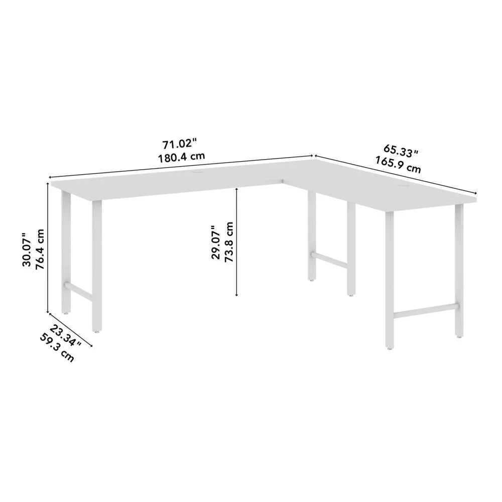 L Shaped Computer Desk B1060
