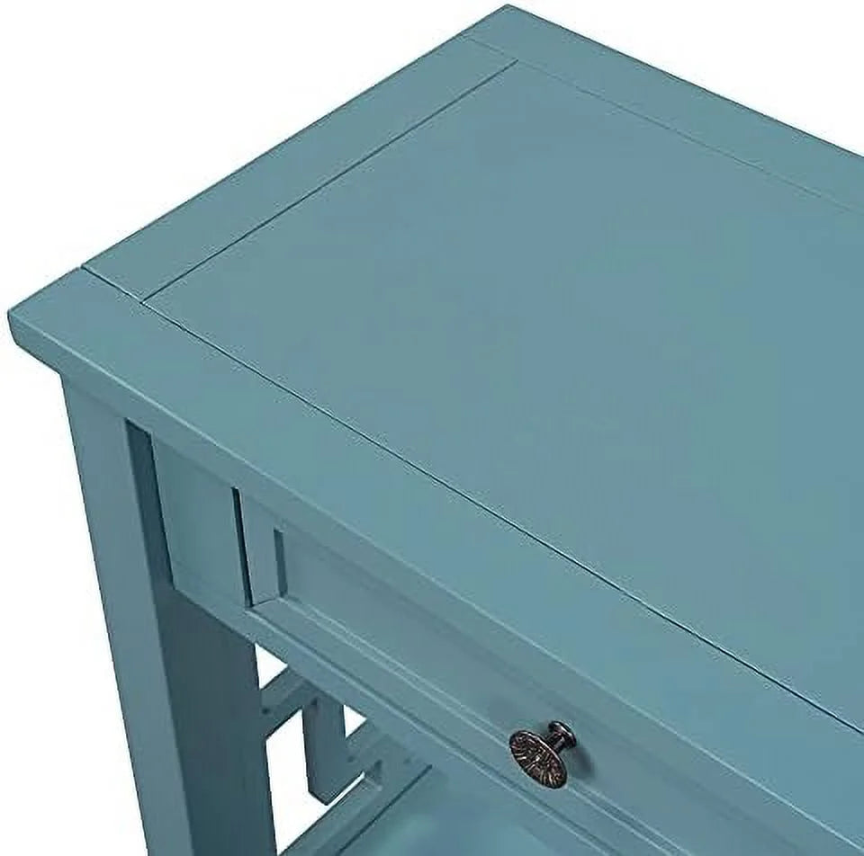 Modern Wood Console Table with 4 Drawers and 1 Shelves U509