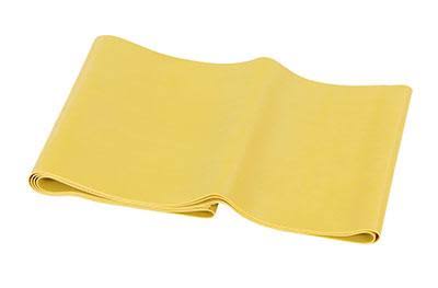 Low Powder Exercise Band - Box of 30, 5& Length - Set of 5 (Yellow - Black) O794642