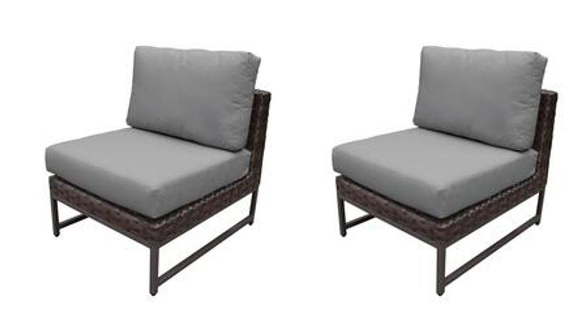 Grey Armless Sofa Q85470