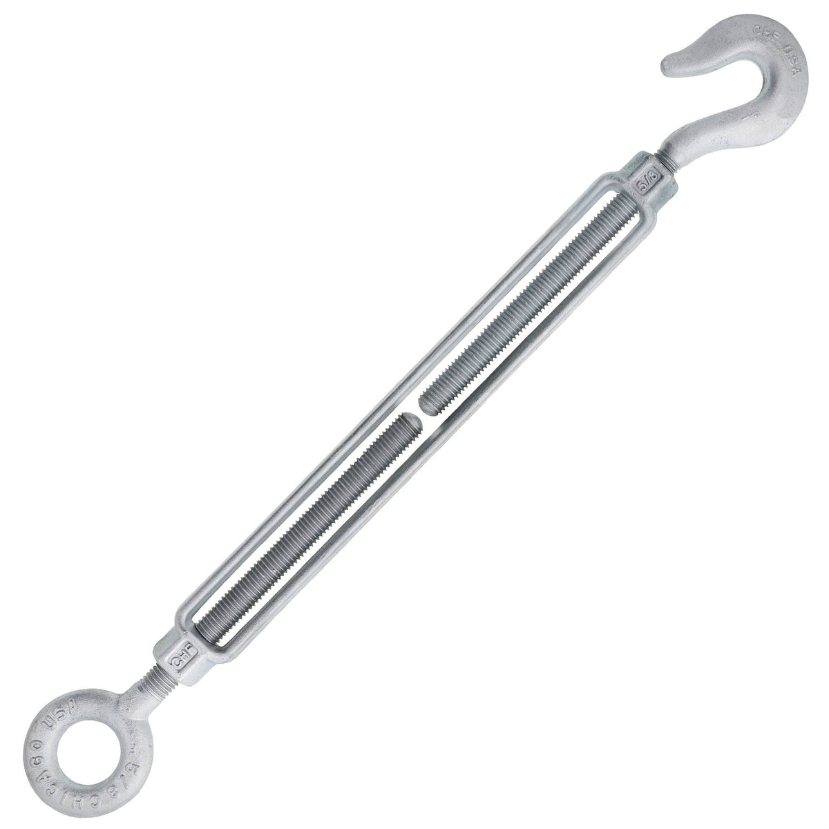 5/8 x 9 Hot Dip Galvanized Hook x Eye Turnbuckle X720874