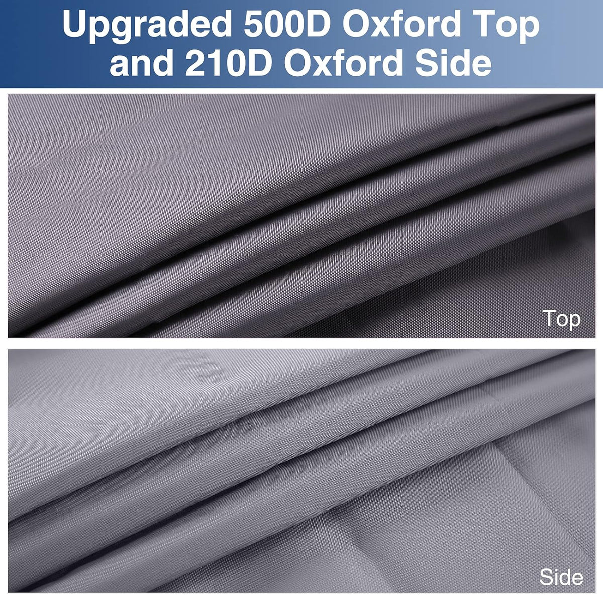 Upgraded Waterproof 500D Travel Trailer Cover with 4 Tire Covers, Tongue Jack Cover F98600