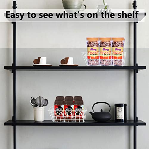 4 Pack Stackable Wire Freezer Organizer Baskets X289850