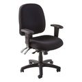 Black Ergonomic Office Desk Chair with Armrests W437
