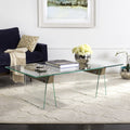 Grey/Clear Glass Coffee Table X6120