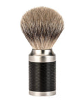 Stainless Steel Black Silvertip Badger Shaving Brush T9922