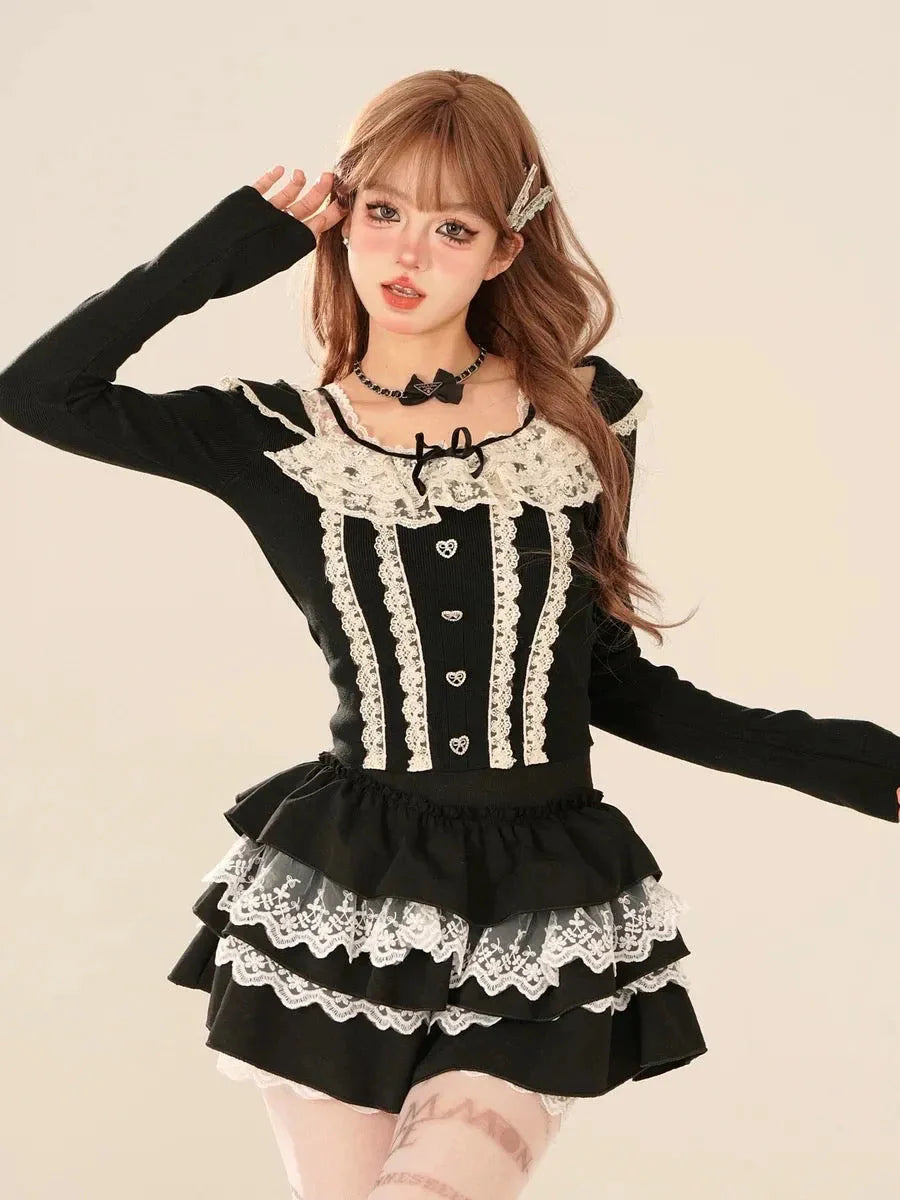 Black & White Skort O569473