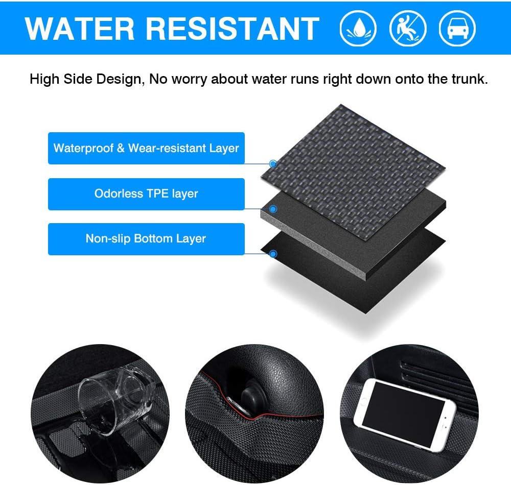 All Weather Waterproof Cargo Liner Trunk Mat A268450