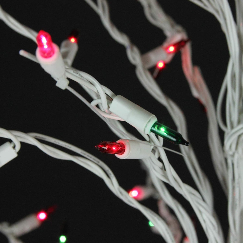 White Cascade Twig Tree Christmas Outdoor Decoration C892