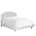 White Shell Velvet Bed J996