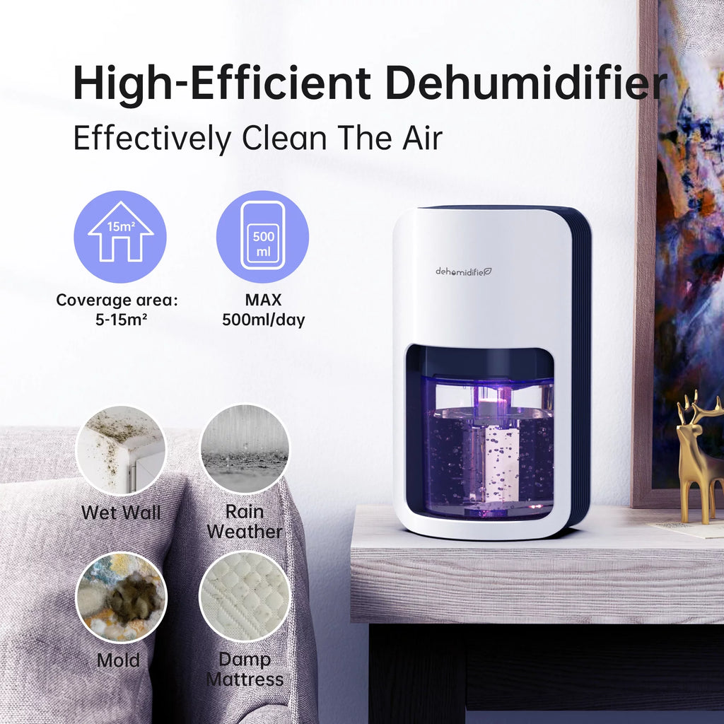 1200ml Ultra Quiet Dehumidifier with Automatic Defrosting C843