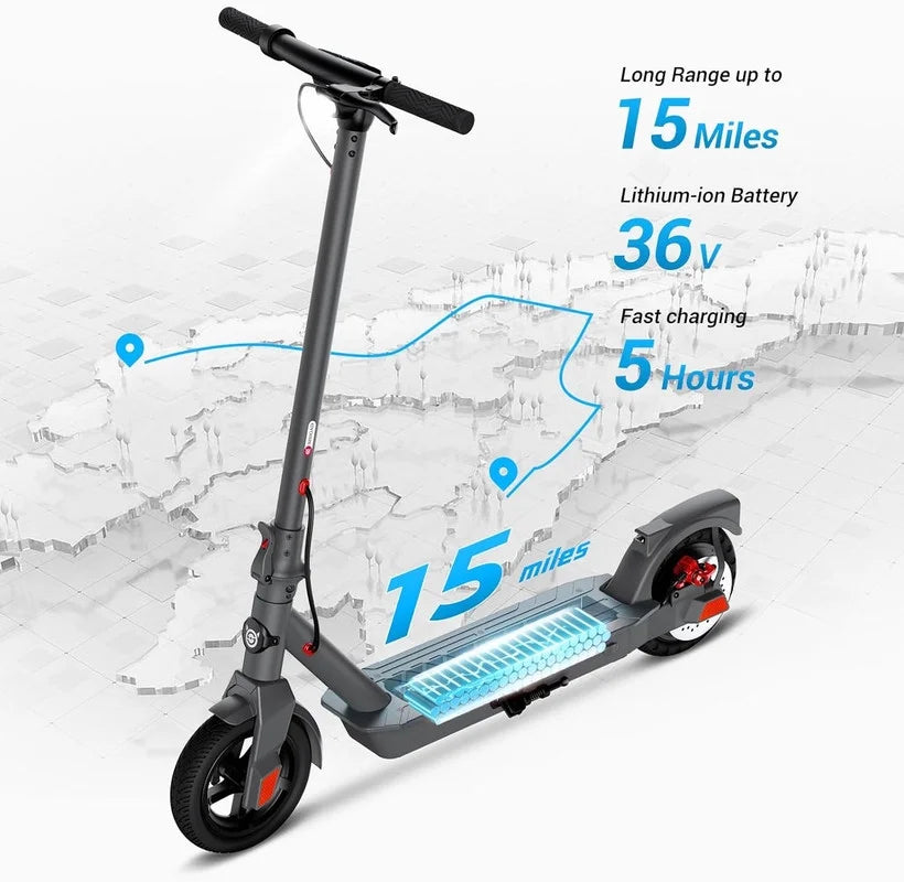 500W Motor 8.5" Solid Tires Folding Electric Scooter T766