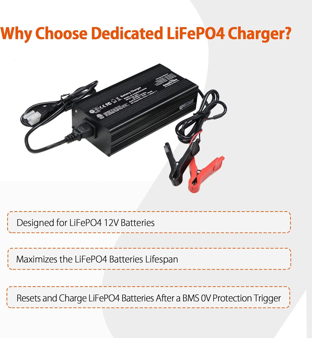 14.6V Lithium Iron Phosphate Battery Charger with 10A Output Current D1883