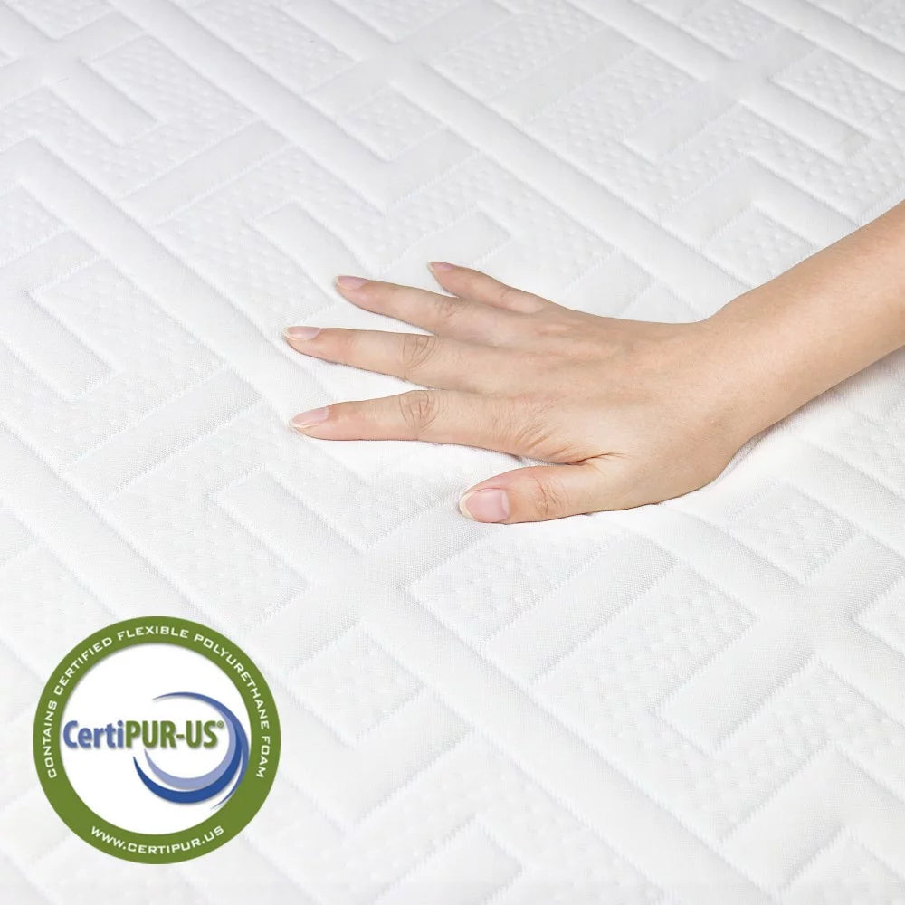 14 Inch Green Tea Memory Foam King Size Mattress S859