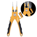 Lighted Aluminum Fishing Pliers with Tungsten Carbide Braid Cutters and LED Bulb C88724