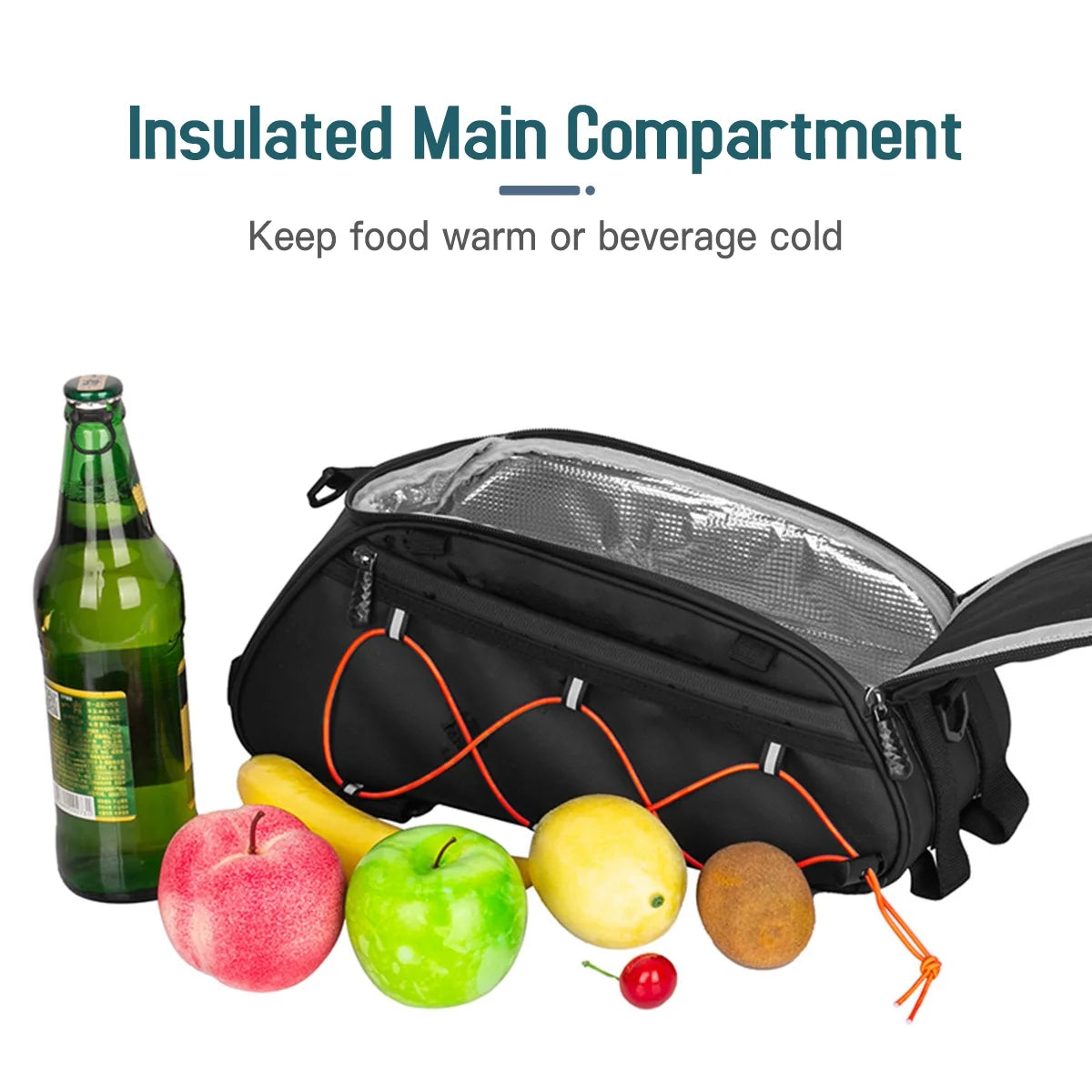 Bike Rack Bag Set with Cooler and Hanging Bags J381287