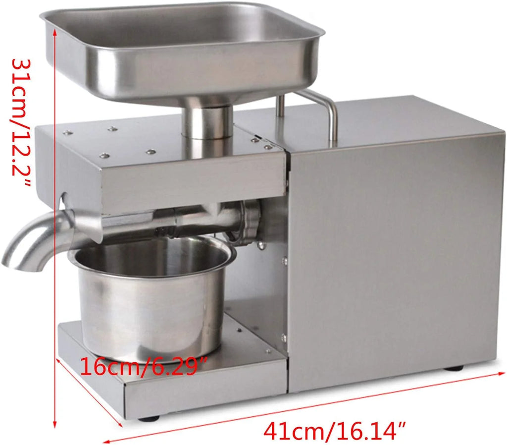 600W Electric Stainless Steel Oil Press Machine D83128