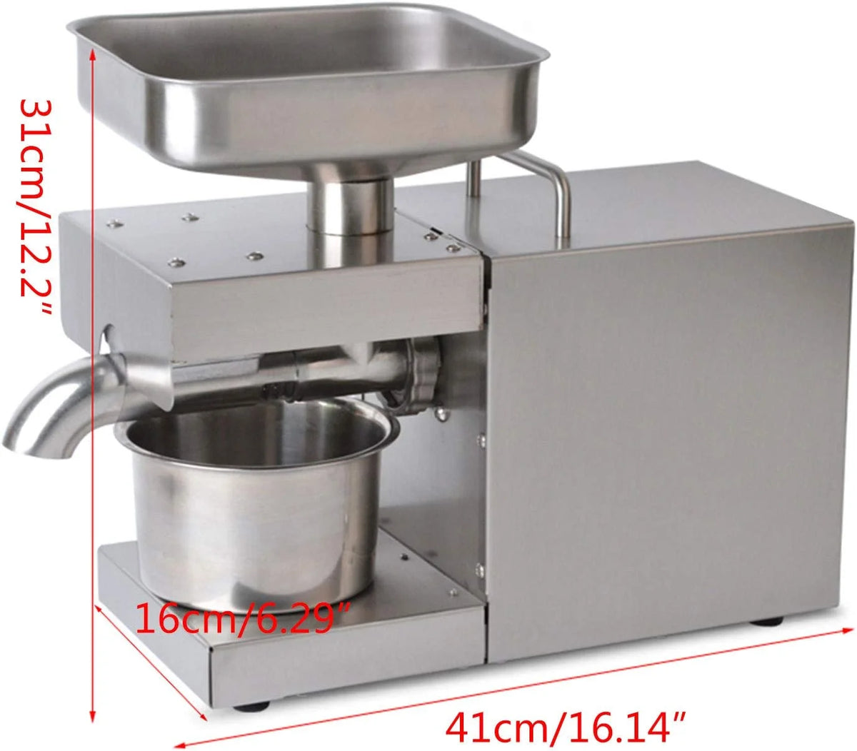 600W Electric Stainless Steel Oil Press Machine D83128