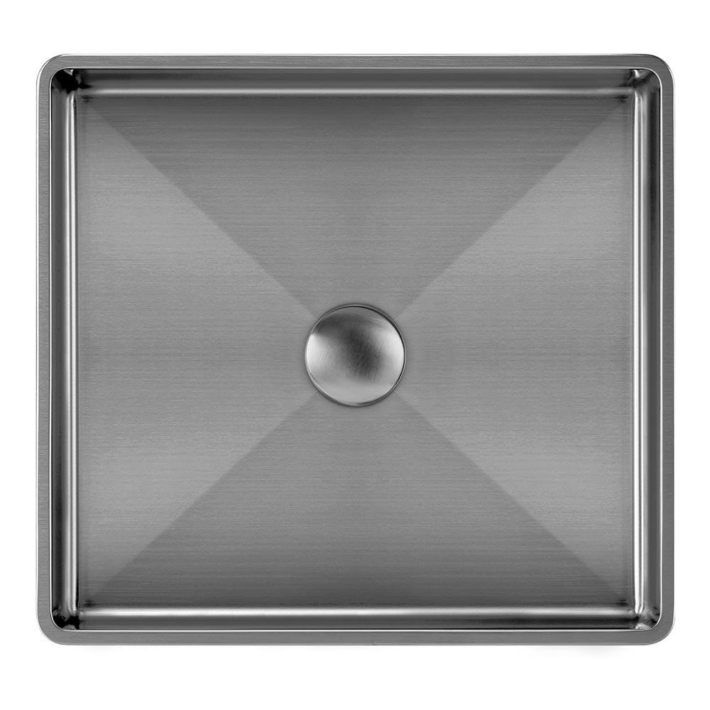 Semi-Recessed Basin Set with Center Drain P14653