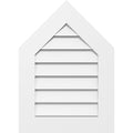 Peaked Top Surface Mount PVC Gable Vent 9/12 Pitch X824