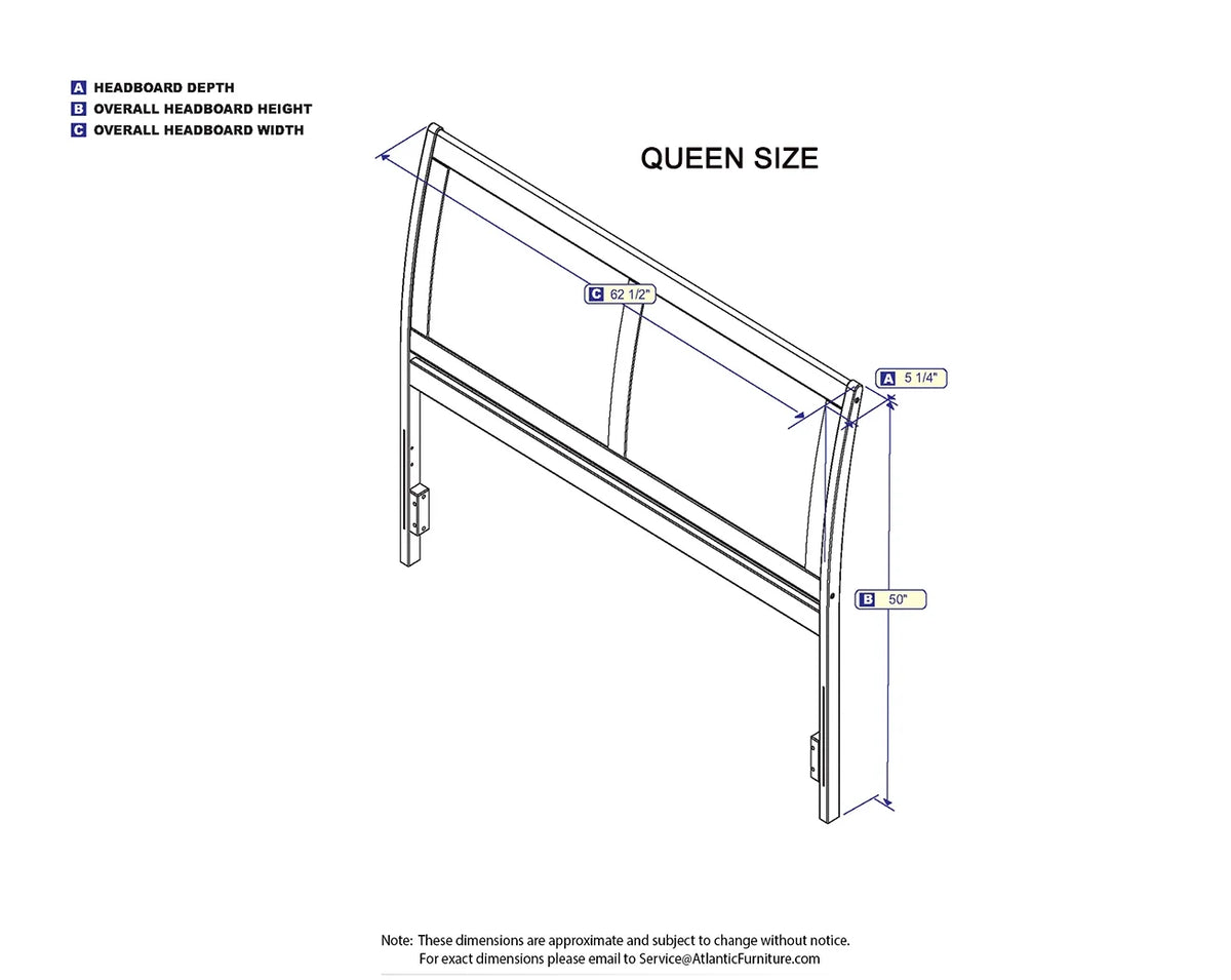 Queen Espresso Headboard J66571