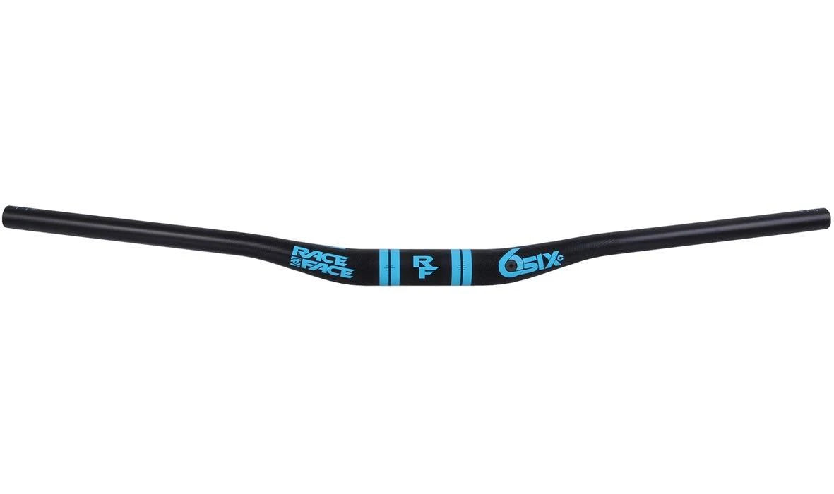 SixC Carbon Riser Handlebar 35 x 820mm 35mm Rise Silver F25918