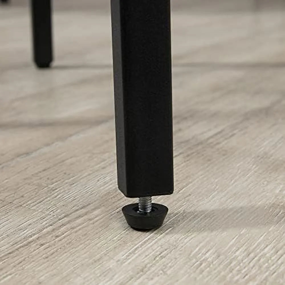 5-Piece Bar Table and Chairs Set Black Brown X535725