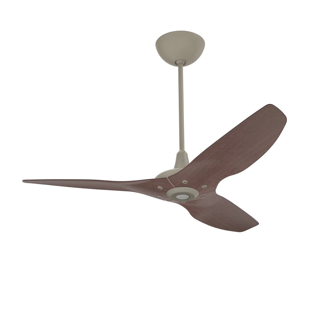 52 Ceiling Fan with Cocoa Bamboo Blades and Satin Nickel Finish H1439