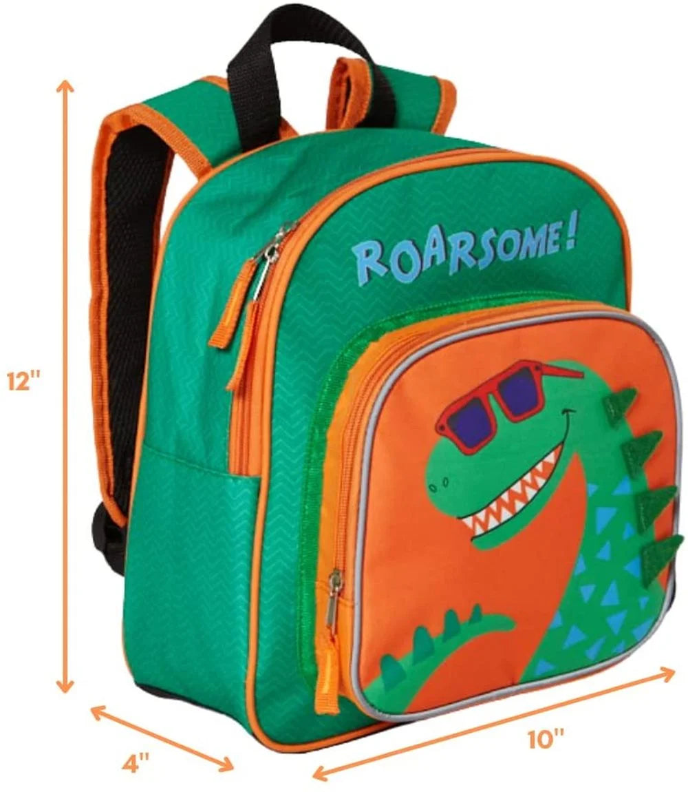 Dinosaur Toddler Mini Backpack with Water Bottle 2 Piece Set B98757