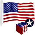 5 Pack American USA US Flag 10x15 ft Embroidered Stars Sewn Stripes Brass Grommets G345