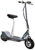 Seated Electric Scooter with 9" Pneumatic Tires, Removable Seat D24095