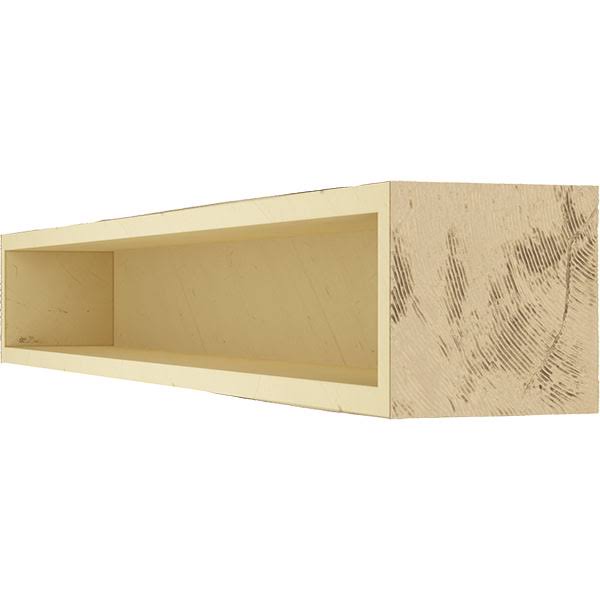 Natural Pine Hand Hewn Fireplace Mantel P124759