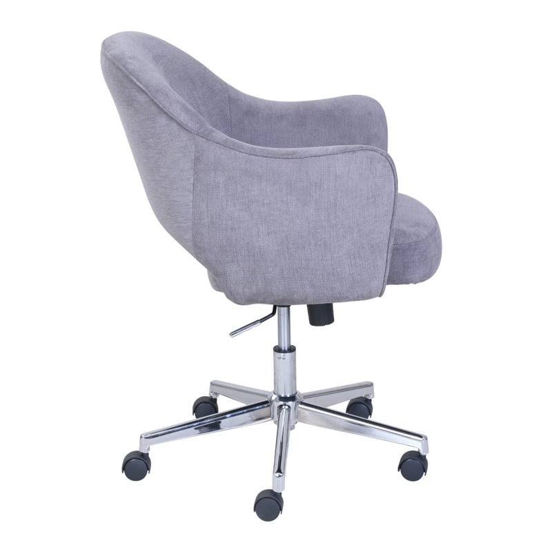 Dovetail Gray Home Office Chair U8105
