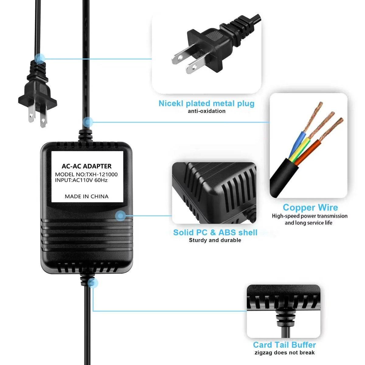 AC to AC Adapter Power PSU A4323