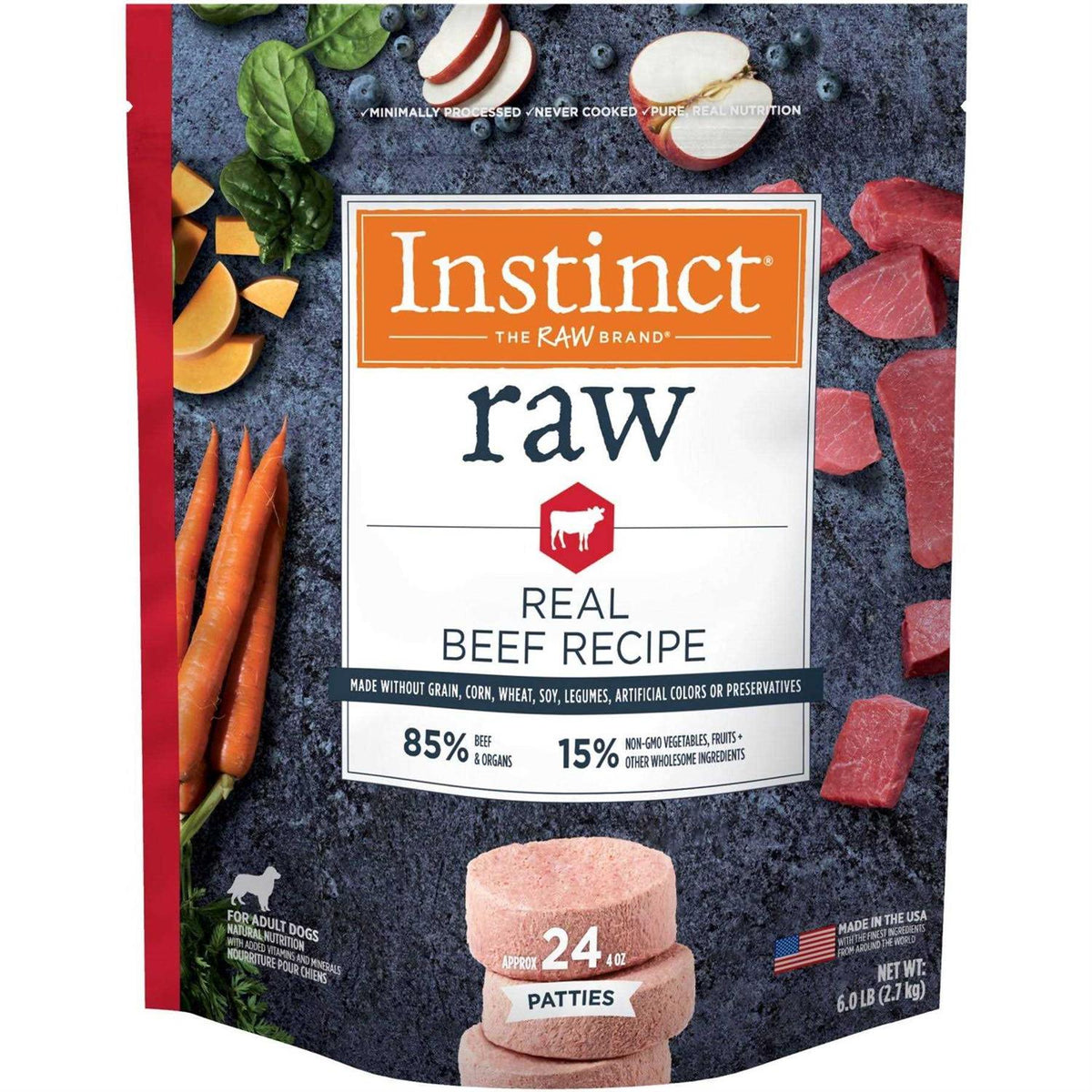 Grain Free Real Beef Recipe Dog Food A795492