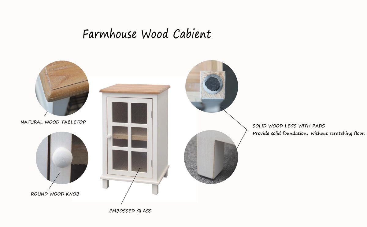 Wood Storage Cabinet F4240