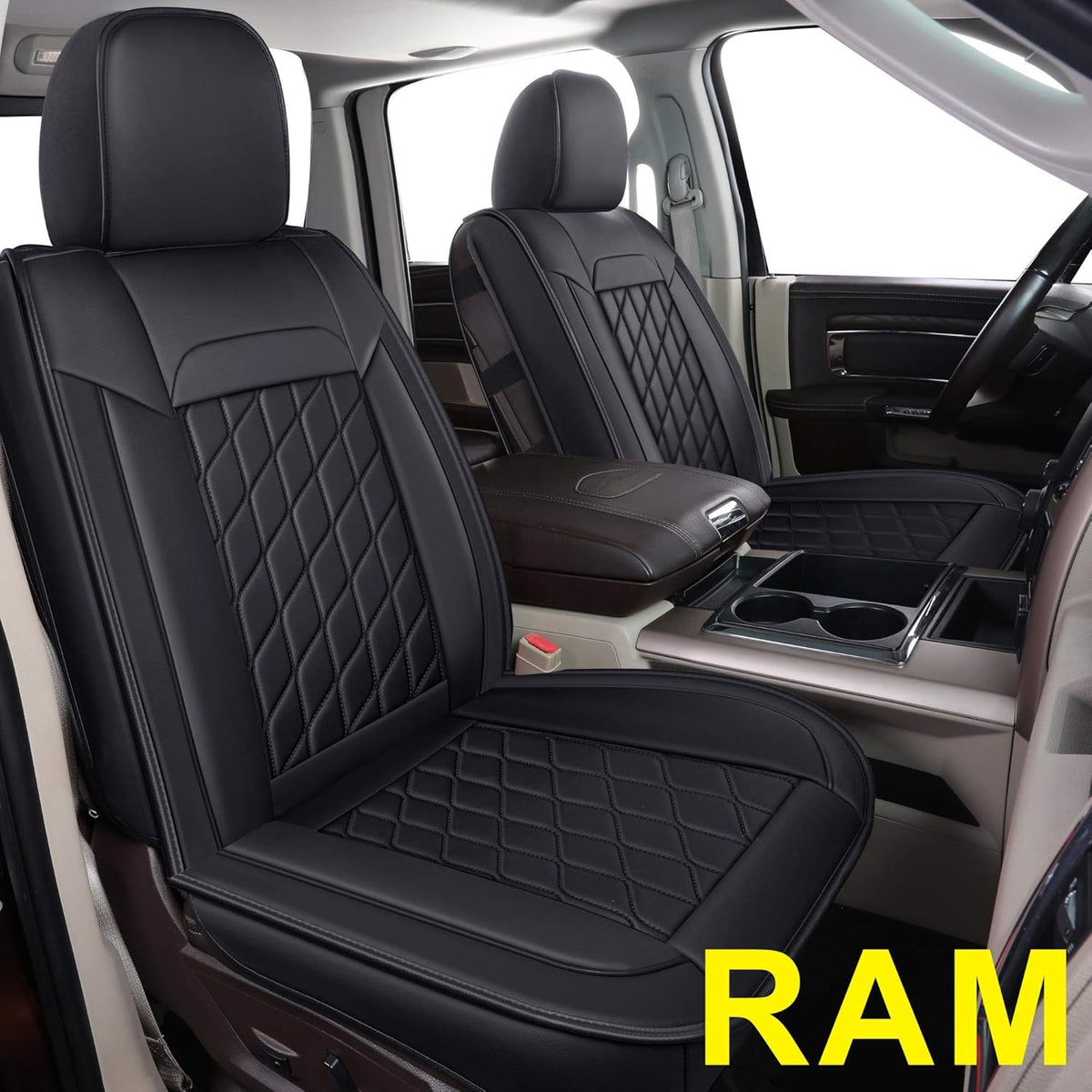 Ram Seat Covers Full Set with Faux Leather G4169