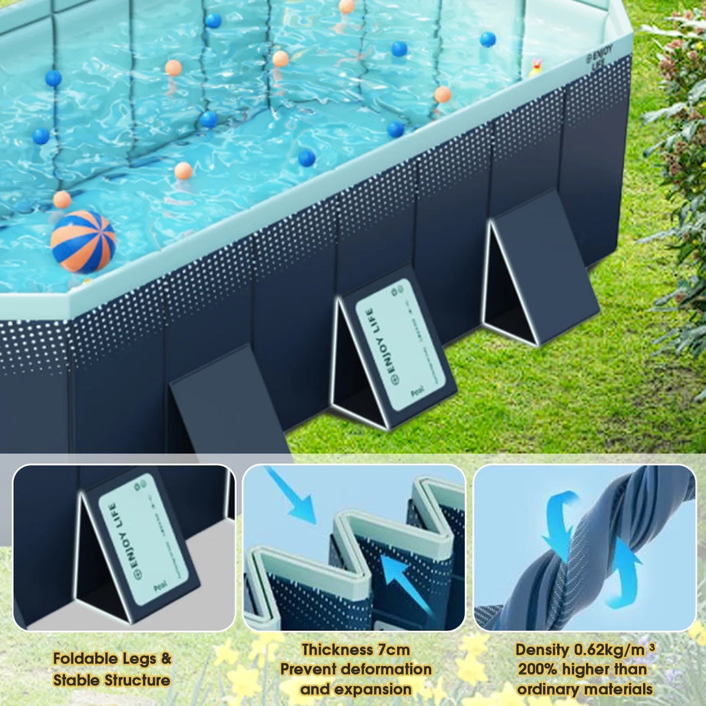 Foldable Above Ground Swimming Pool S262830