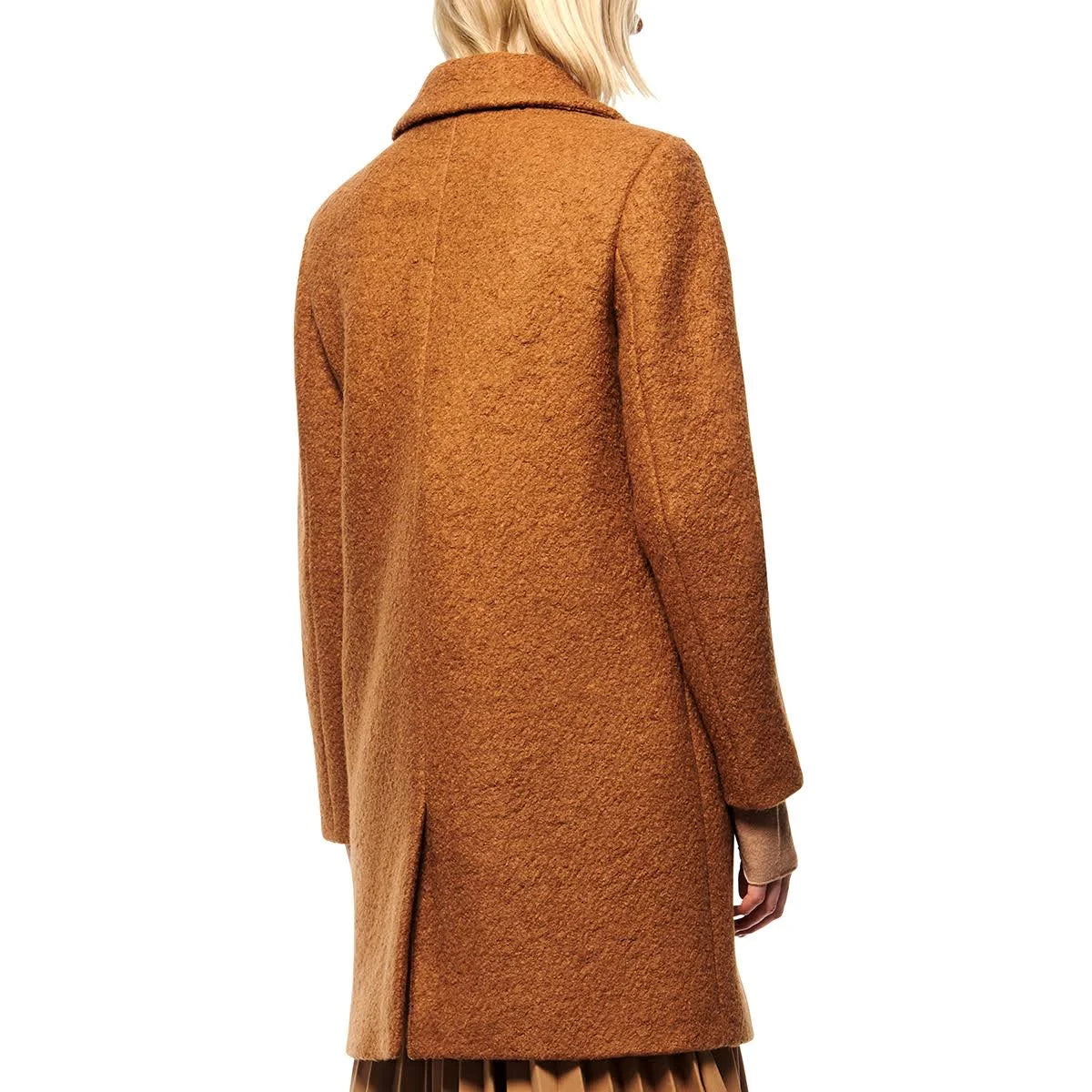 Dark Camel Boucle Coat N580