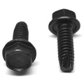 #6-32 x 7/8 Coarse Thread Thread Cutting Screw Hex Washer Head Low Carbon Steel Black Oxide P89092