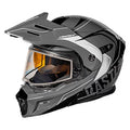 Charcoal-Black Large Modular Dual-Sport Helmet S384